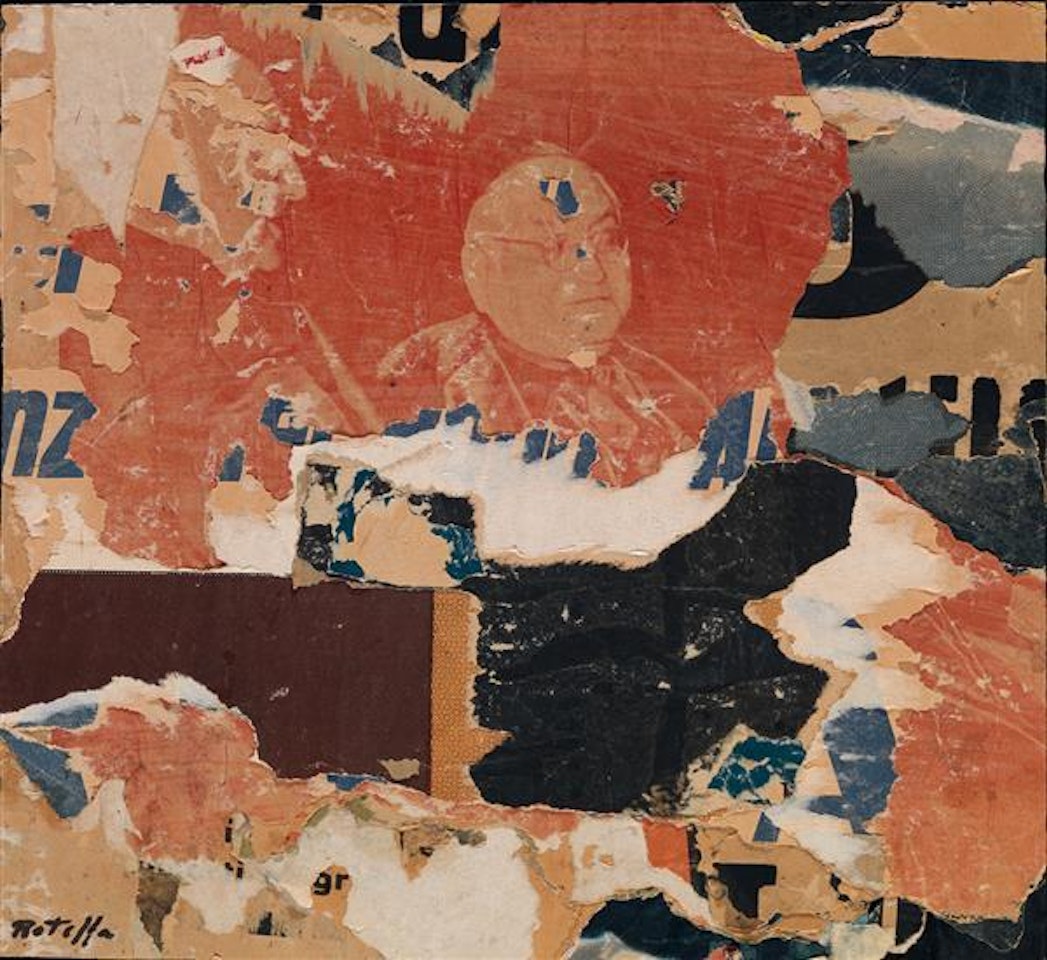 Sans titre; Sans titre by Mimmo Rotella