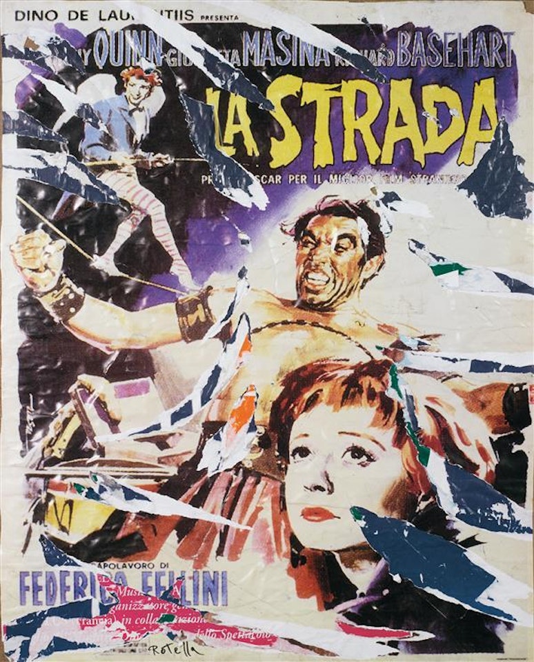 La Strada; La Strada by Mimmo Rotella