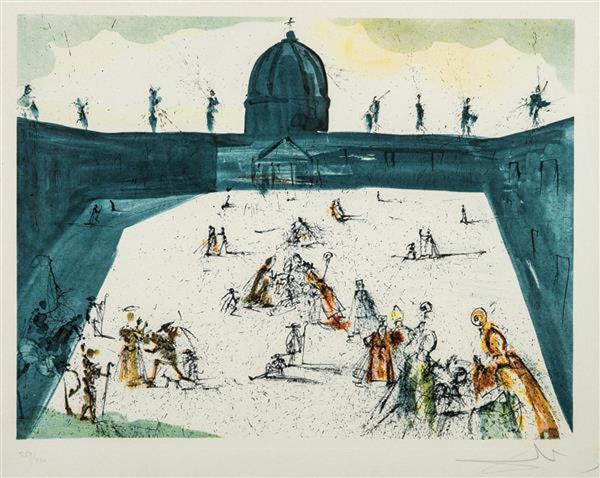 SAINT-PETER"S SQUARE by Salvador Dali
