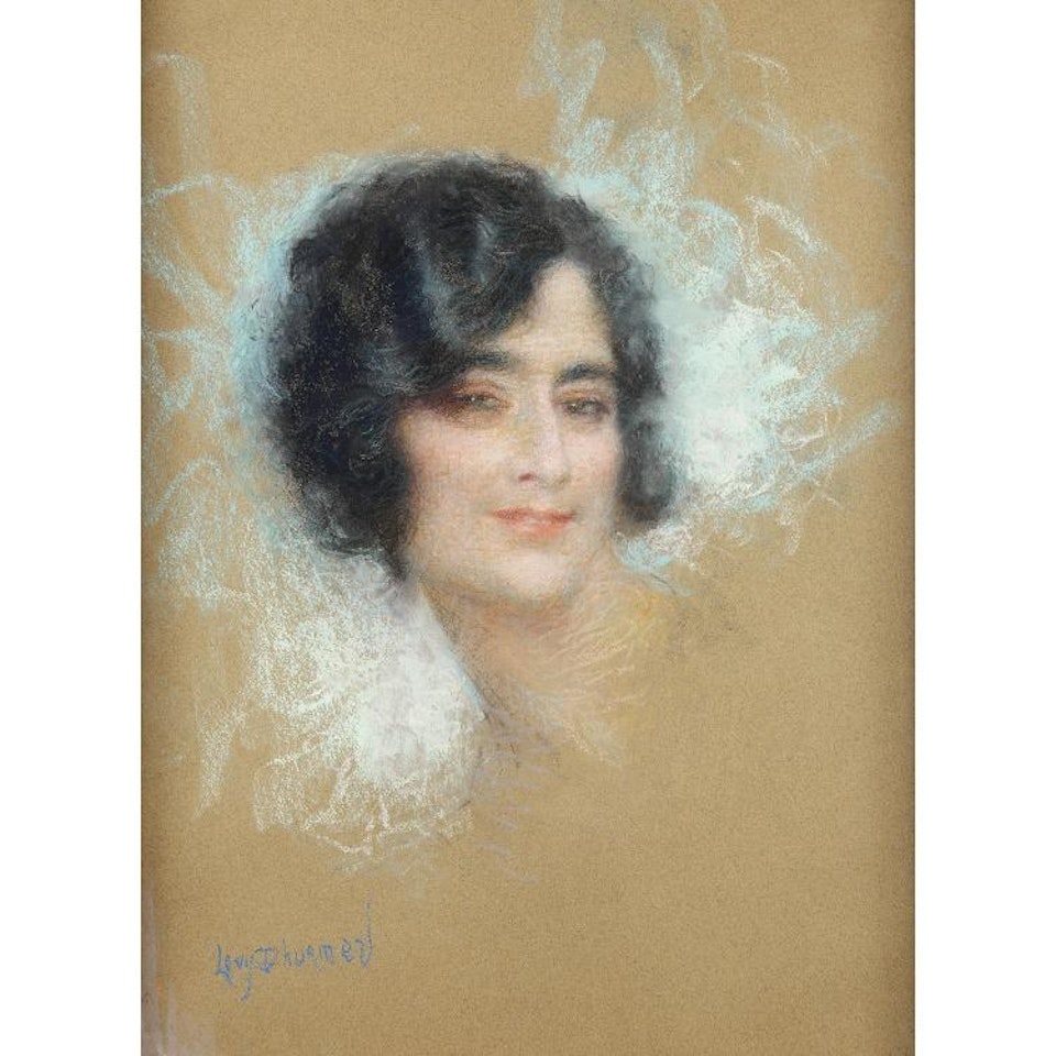 PORTRAIT DE FEMME by Lucien Lévy-Dhurmer