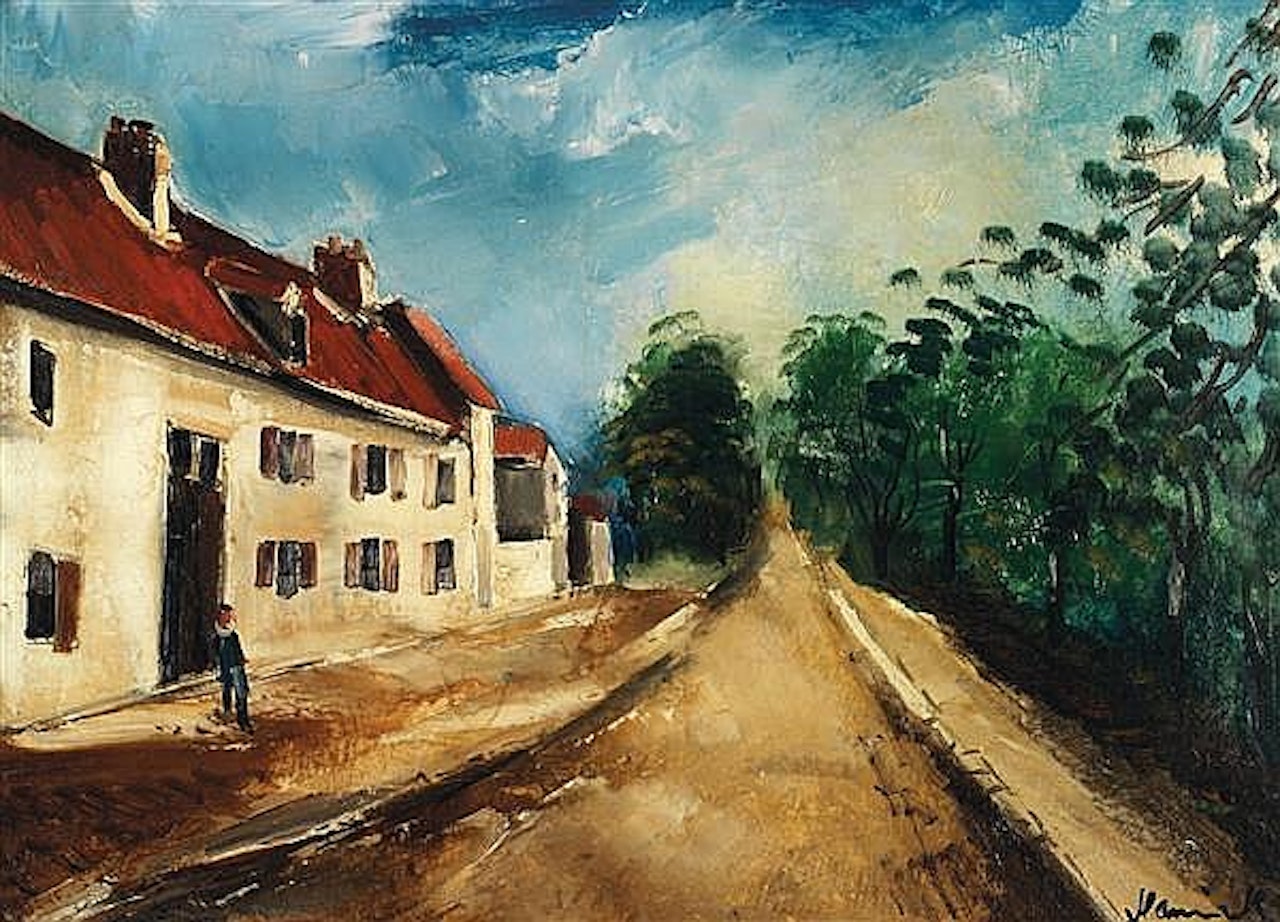 Maison près du chemin; Maison près du chemin by Maurice de Vlaminck