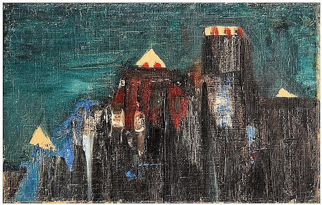 La ville la nuit; La ville la nuit by Oscar Dominguez