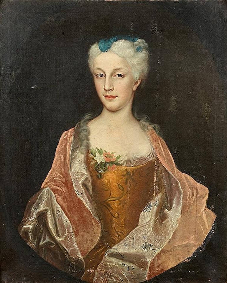 Young woman bust by French School