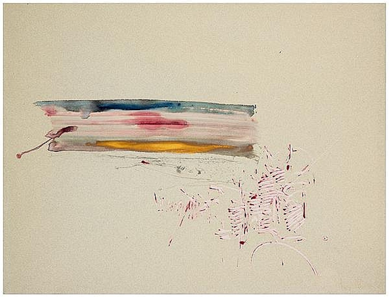 COMPOSITION; COMPOSITION by Georges Mathieu