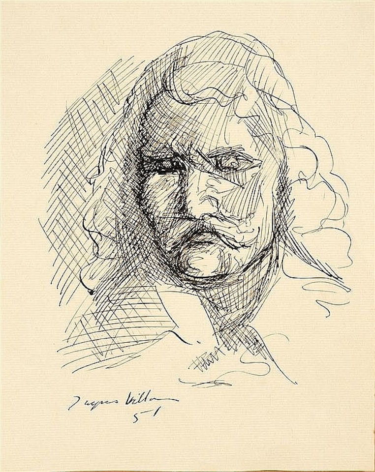 Portrait of Pierre Corneille by Jacques Villon
