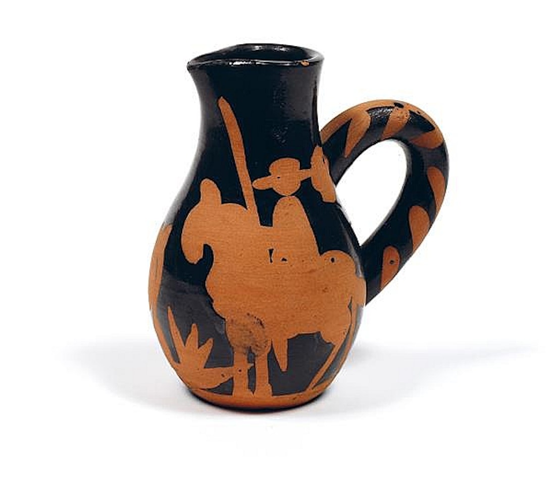 "Petit pichet à scène de tauromachie"; Petit pichet à scène de tauromachie by Pablo Picasso