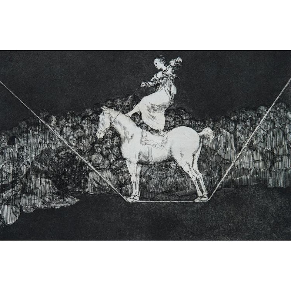 UNA REINA DEL CIRCO by Francisco José de Goya
