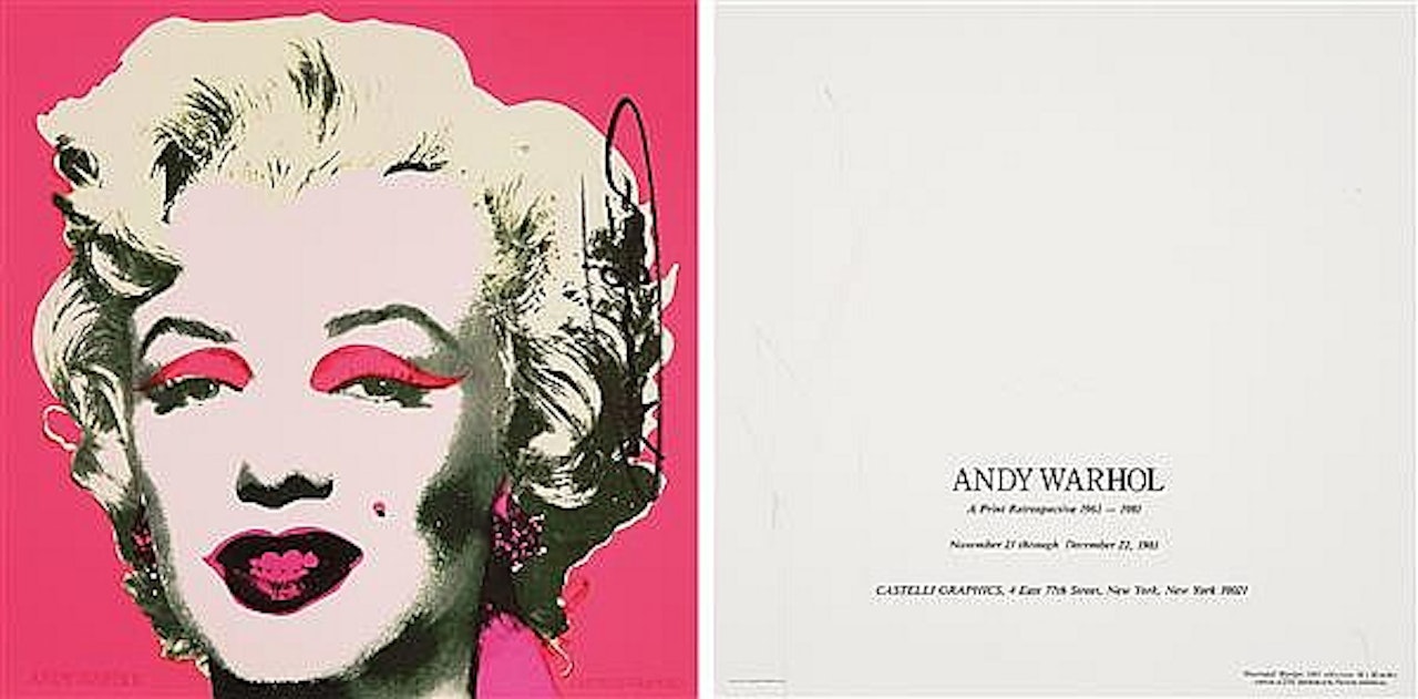 Marilyn (Announcement); Marilyn (Announcement) by Andy Warhol