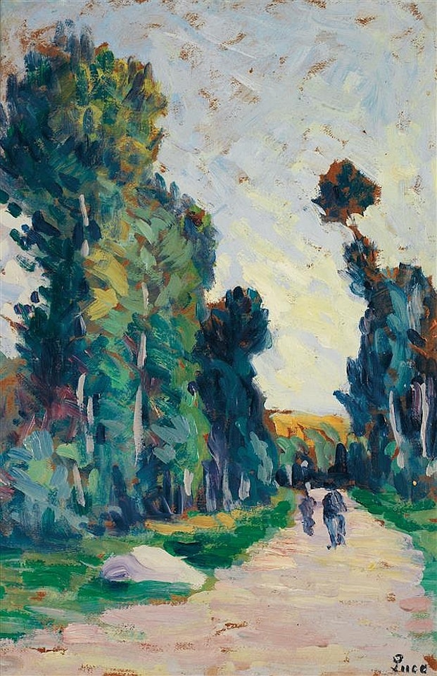 Landscape around Moulineux by Maximilien Luce