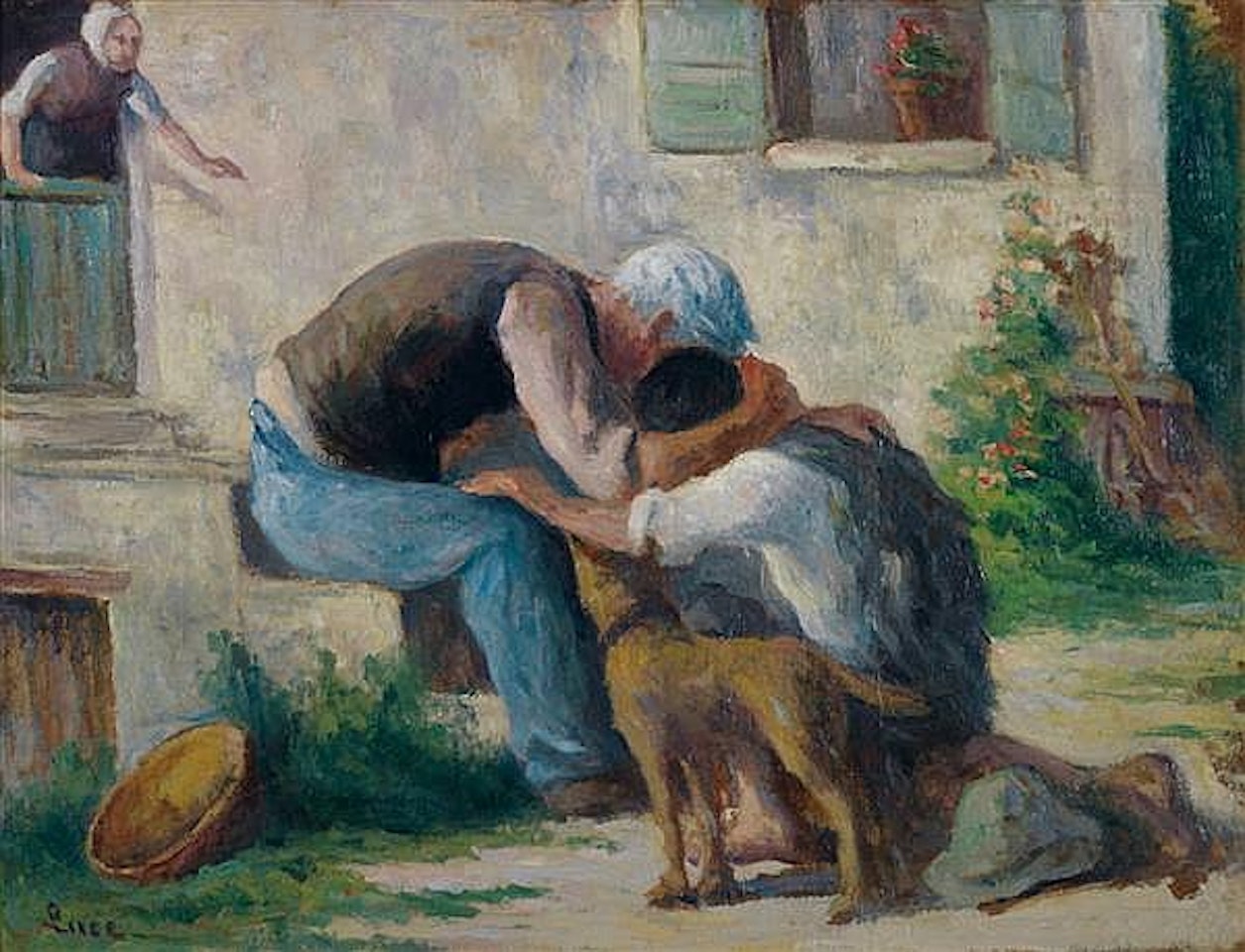 Le retour du fils prodigue; Le retour du fils prodigue by Maximilien Luce