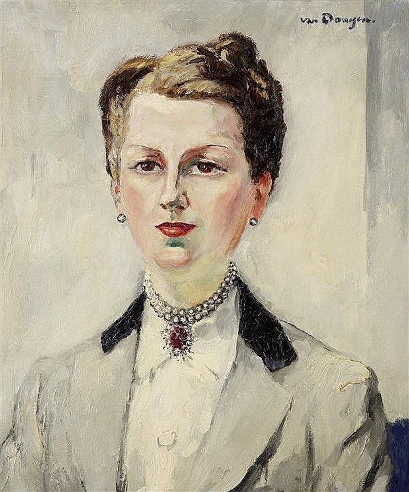 Portrait de Madame Dewisme by Kees van Dongen
