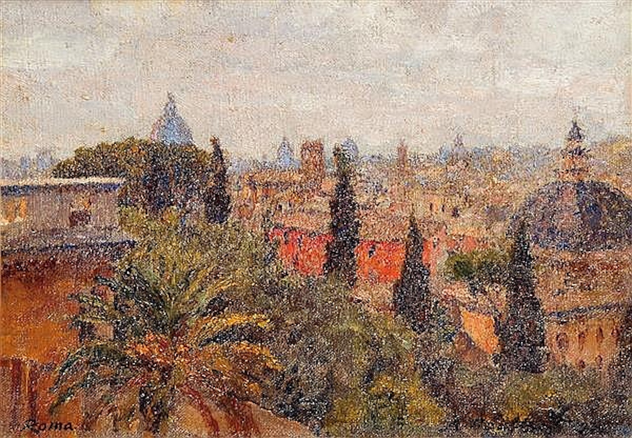 VIEW OF ROME by Alexandre Roubtzoff