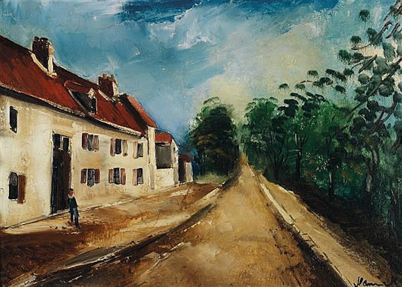 Maison près du chemin; Maison près du chemin by Maurice de Vlaminck