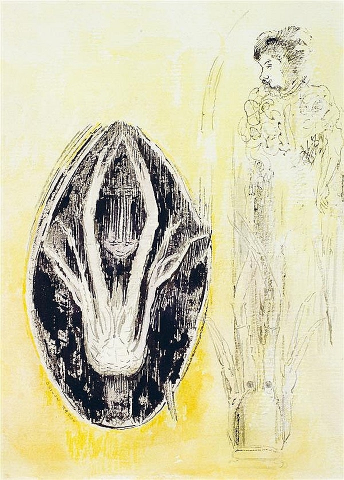 Insects and characters by Odilon Redon