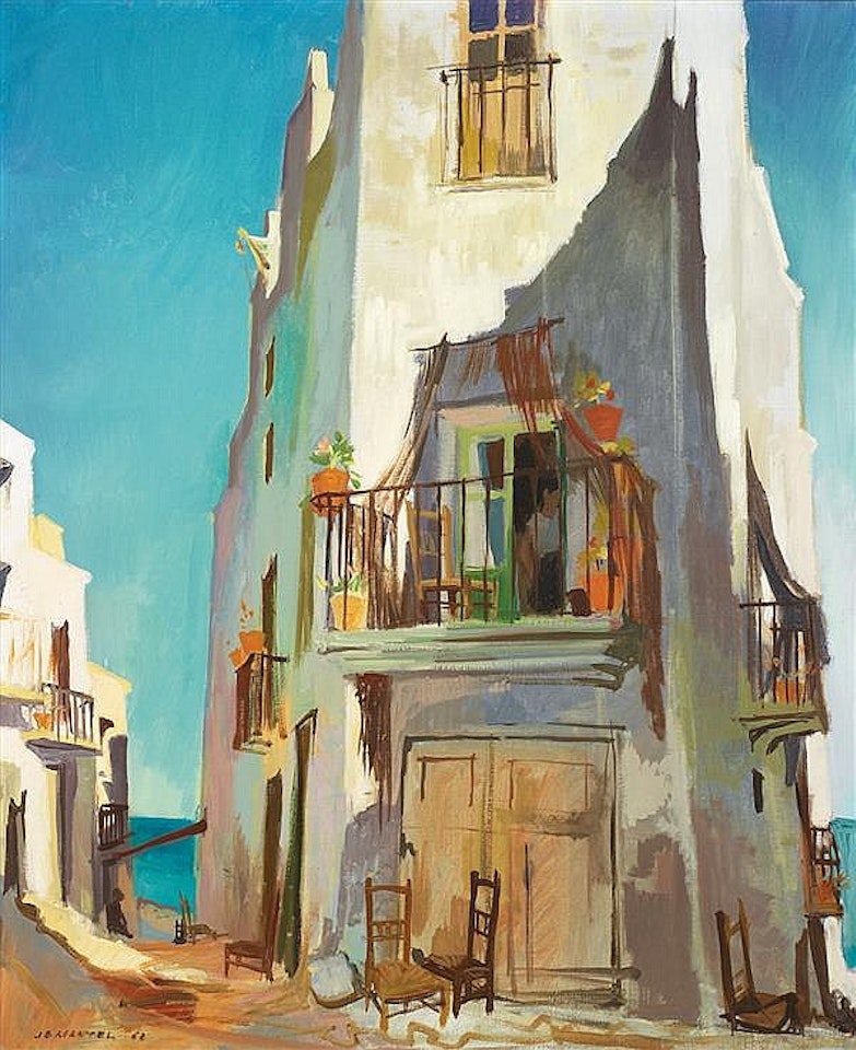 Ruelle Mediterranéenne A Street Along The Mediterranean Sea by Jean Gaston Mantel