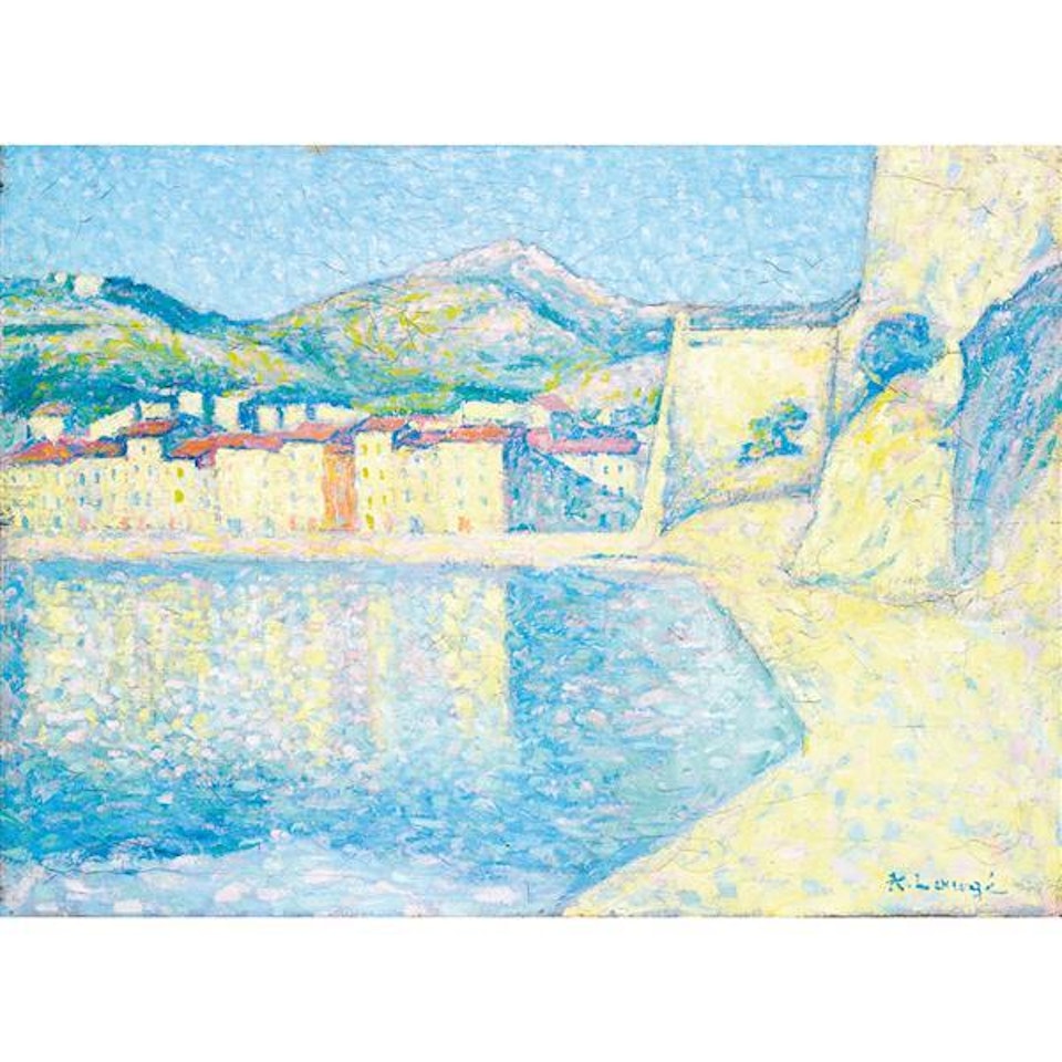 Port of Collioure; COLLIOURE PORT by Achille Laugé