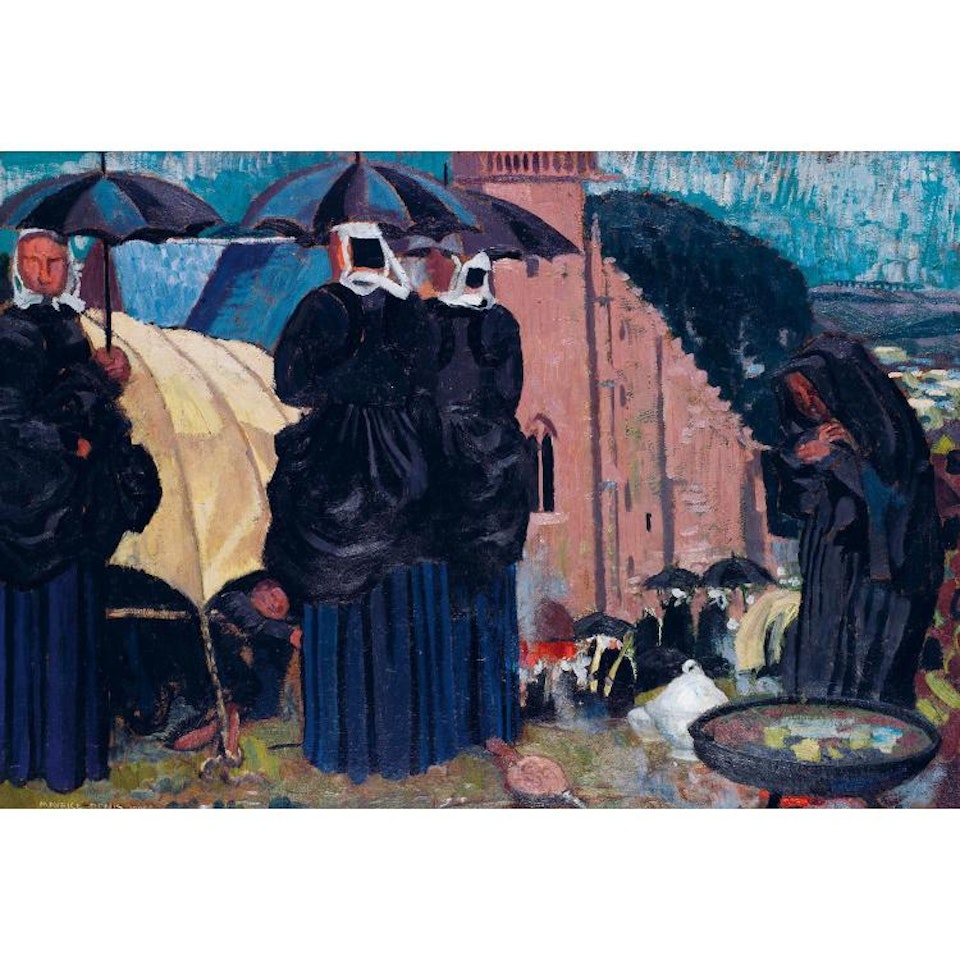 Le Pardon à Sainte Anne la Palud; TEMPS DE PLUIE A SAINTE ANNE LA PALUD by Maurice Denis