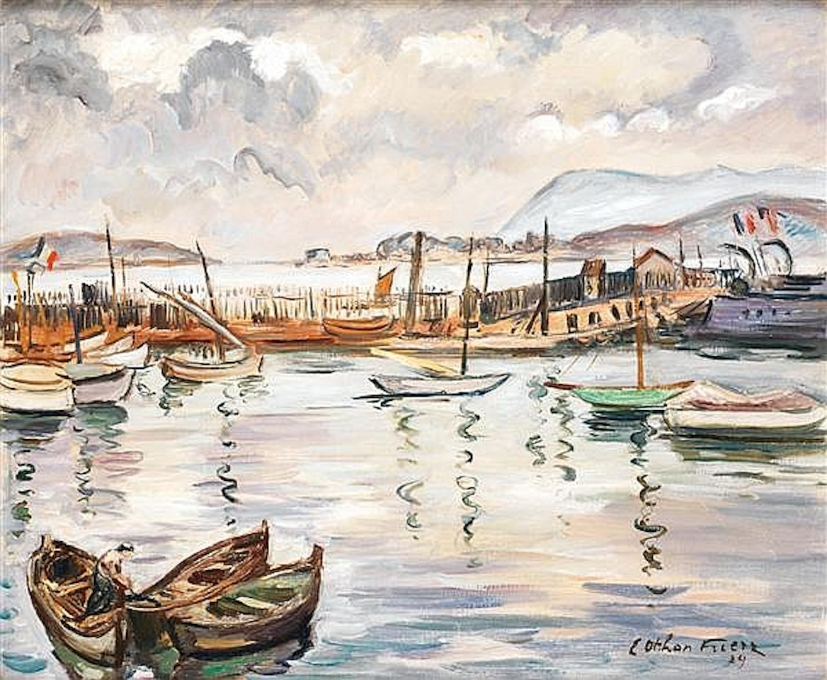Port of Toulon by Othon Friesz