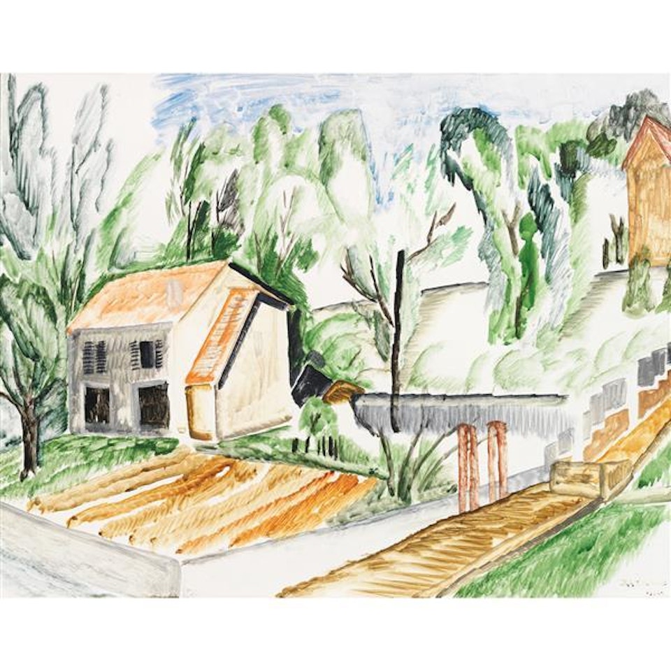 HOUSE AND GARDEN by Ossip Zadkine