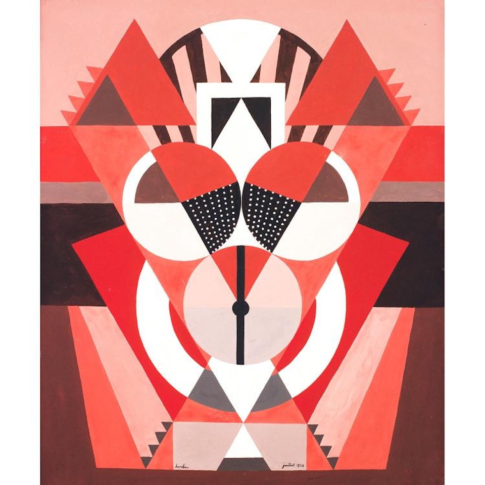 Composition symétrique; COMPOSITION SYMETRIQUE by Auguste Herbin