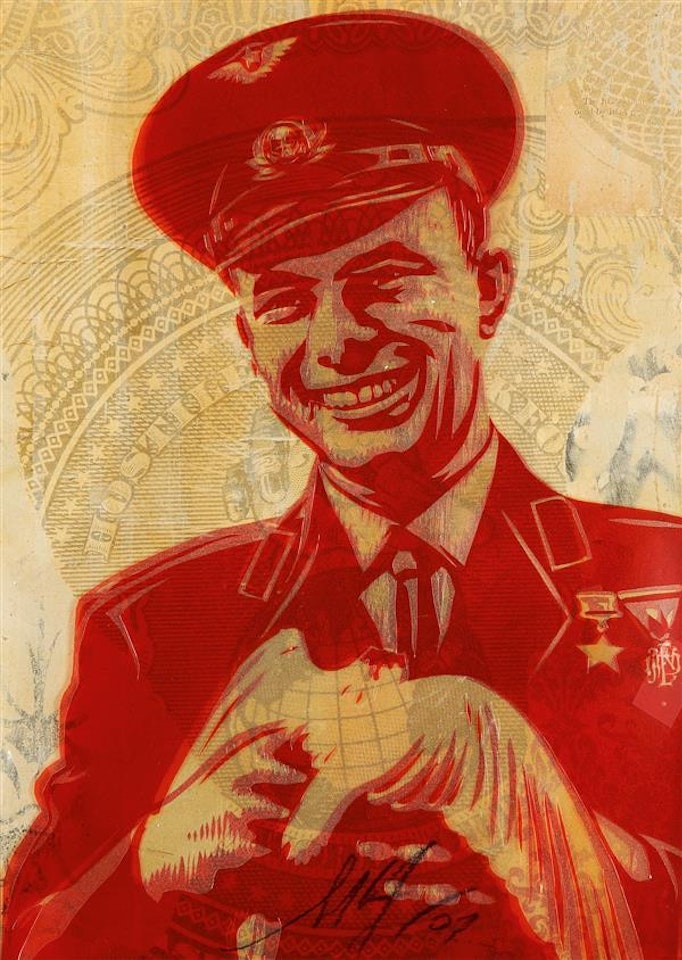 No I"m vegetarian; No I"m vegetarian by Shepard Fairey