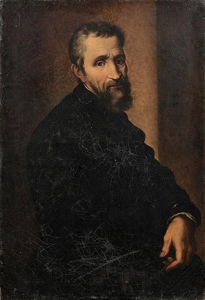 Portrait of Michelangelo by French School