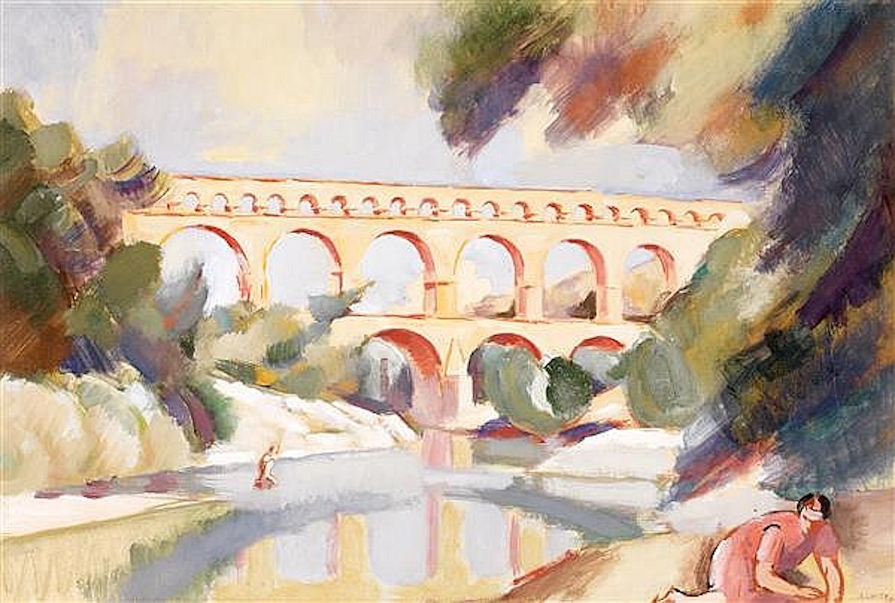 Le pont du Gard by André Lhote