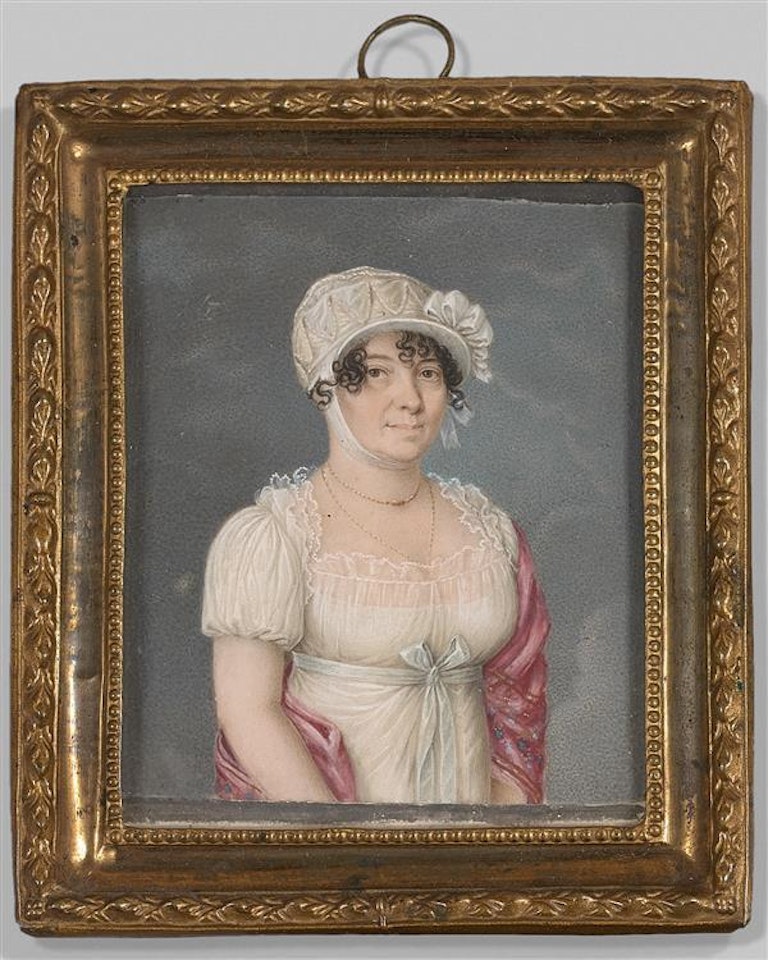 PORTRAIT OF MARIE ANDRE SCRIMAIRE VINCENT (1762 - 1829); Portrait of Marie Andre Scrimaire Vincent (1762-1829) by French School