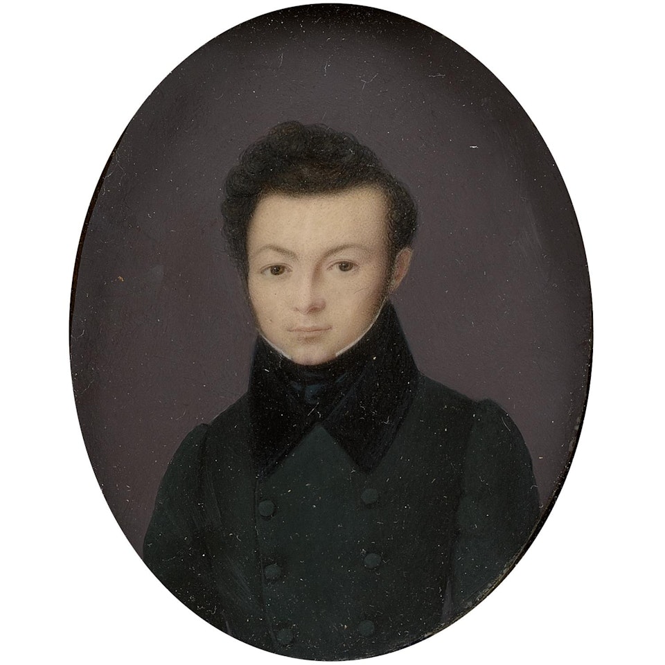 Portrait of a young boy; Portrait of a young man by French School