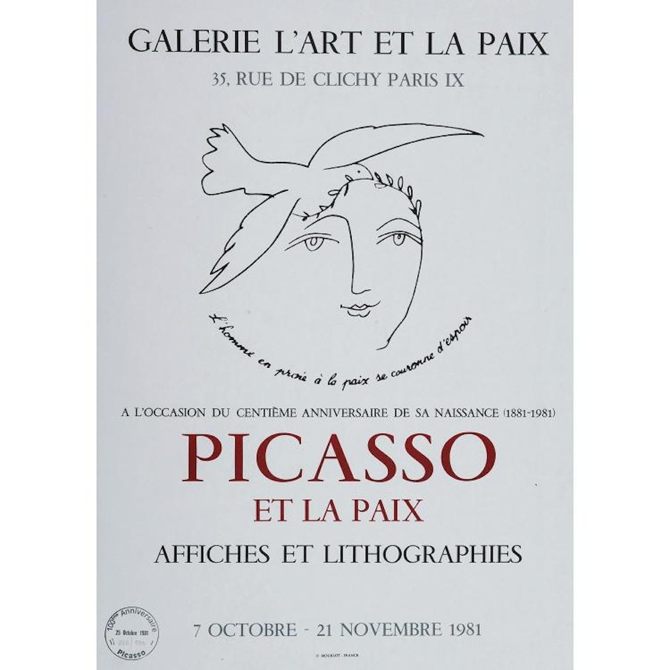 Picasso and Peace by Pablo Picasso