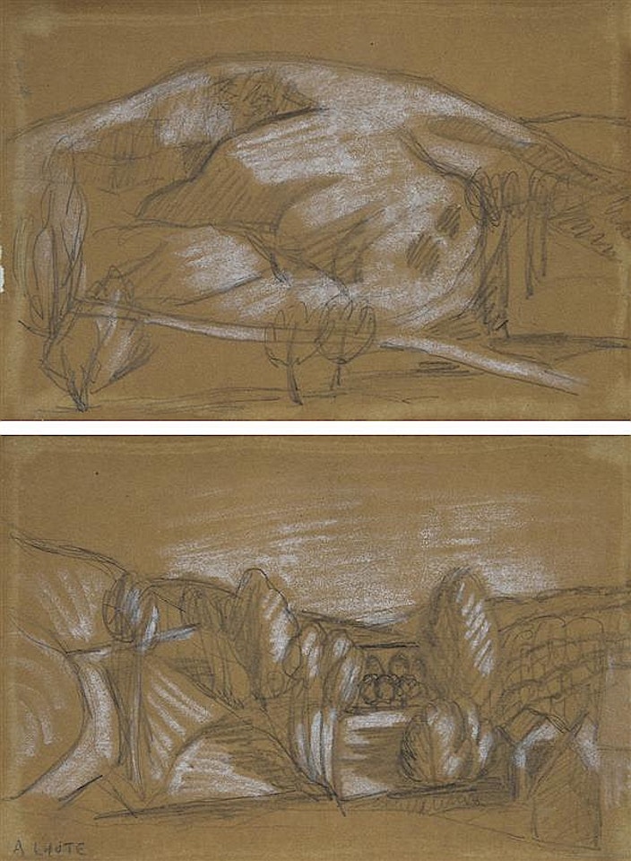 Two landscapes by André Lhote