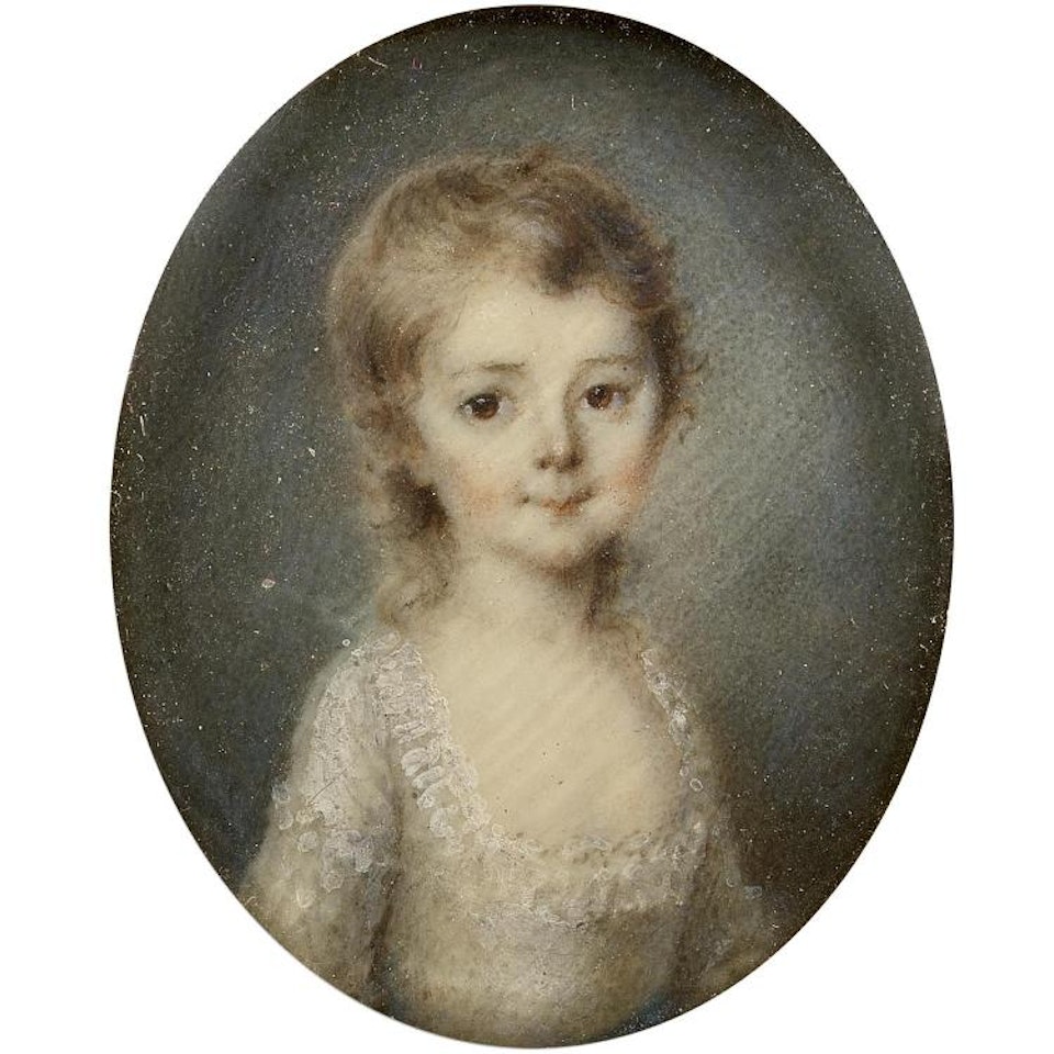 Portrait of a child; Portrait of a child by English School