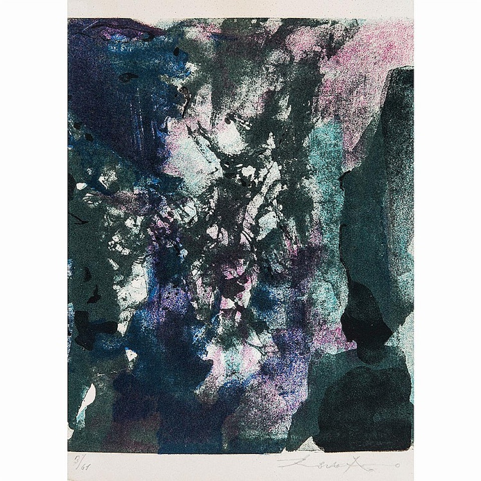 COMPOSITION by Zao Wou-Ki