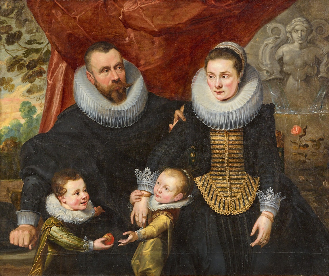 Portrait of an Antwerp Family by Flemish School