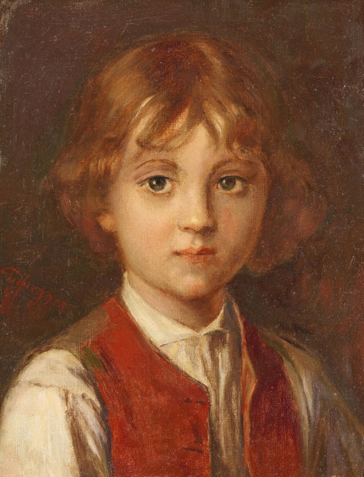 Portrait of a Boy by Franz von Defregger