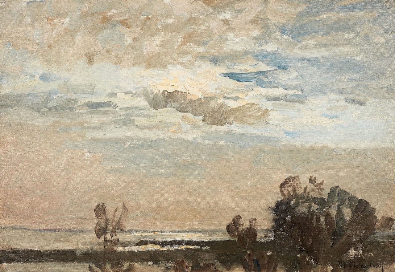 Moonlit Night Study III by Max Clarenbach