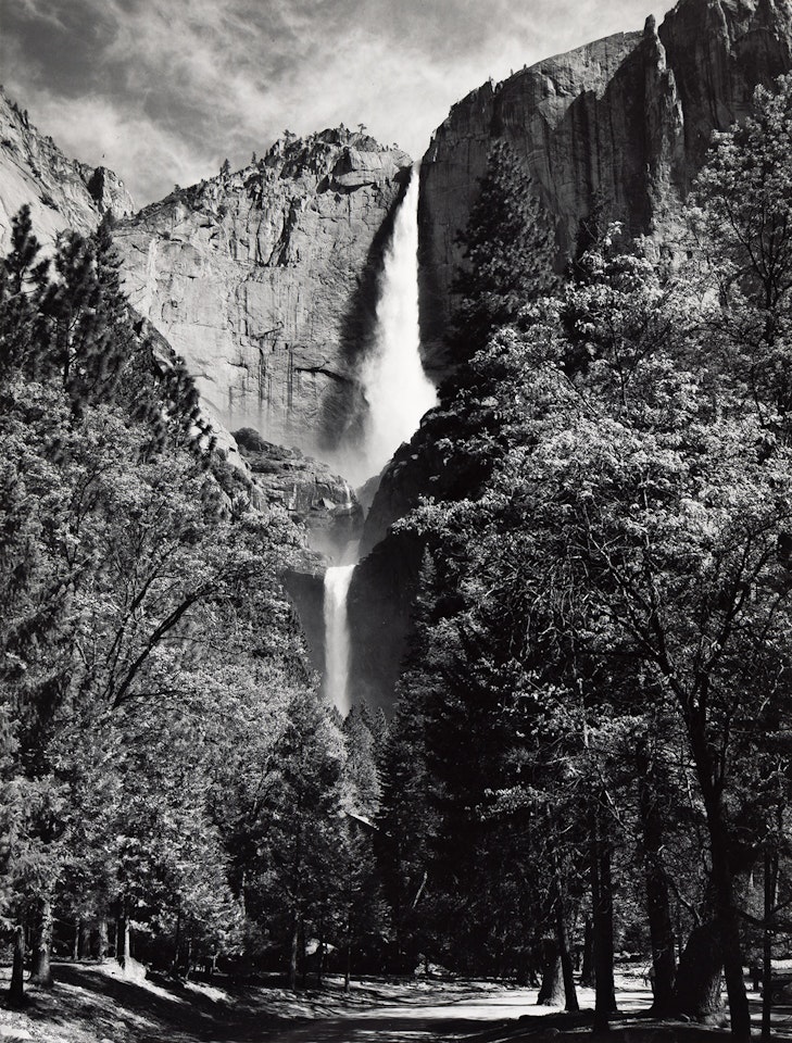 Yosemite Falls, Yosemite National Park, CA by Ansel Adams