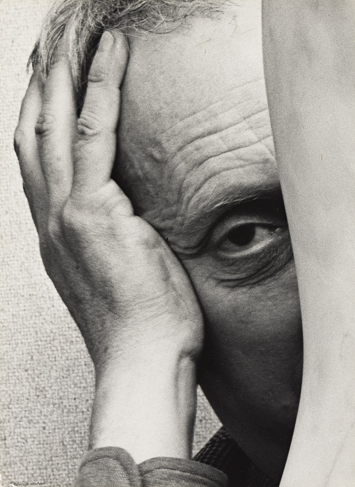 Portrait of Hans Arp by Arnold Newman