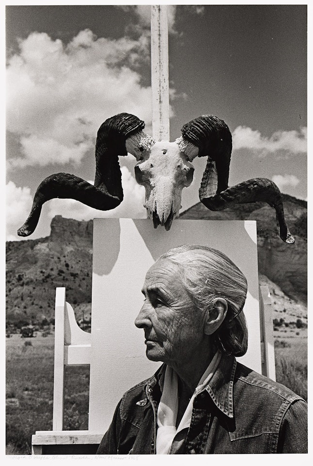 Georgia O"Keefe, Ghost Ranch, New Mexico by Arnold Newman