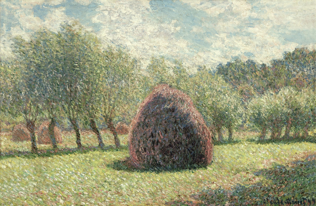 Meules à Giverny by Claude Monet