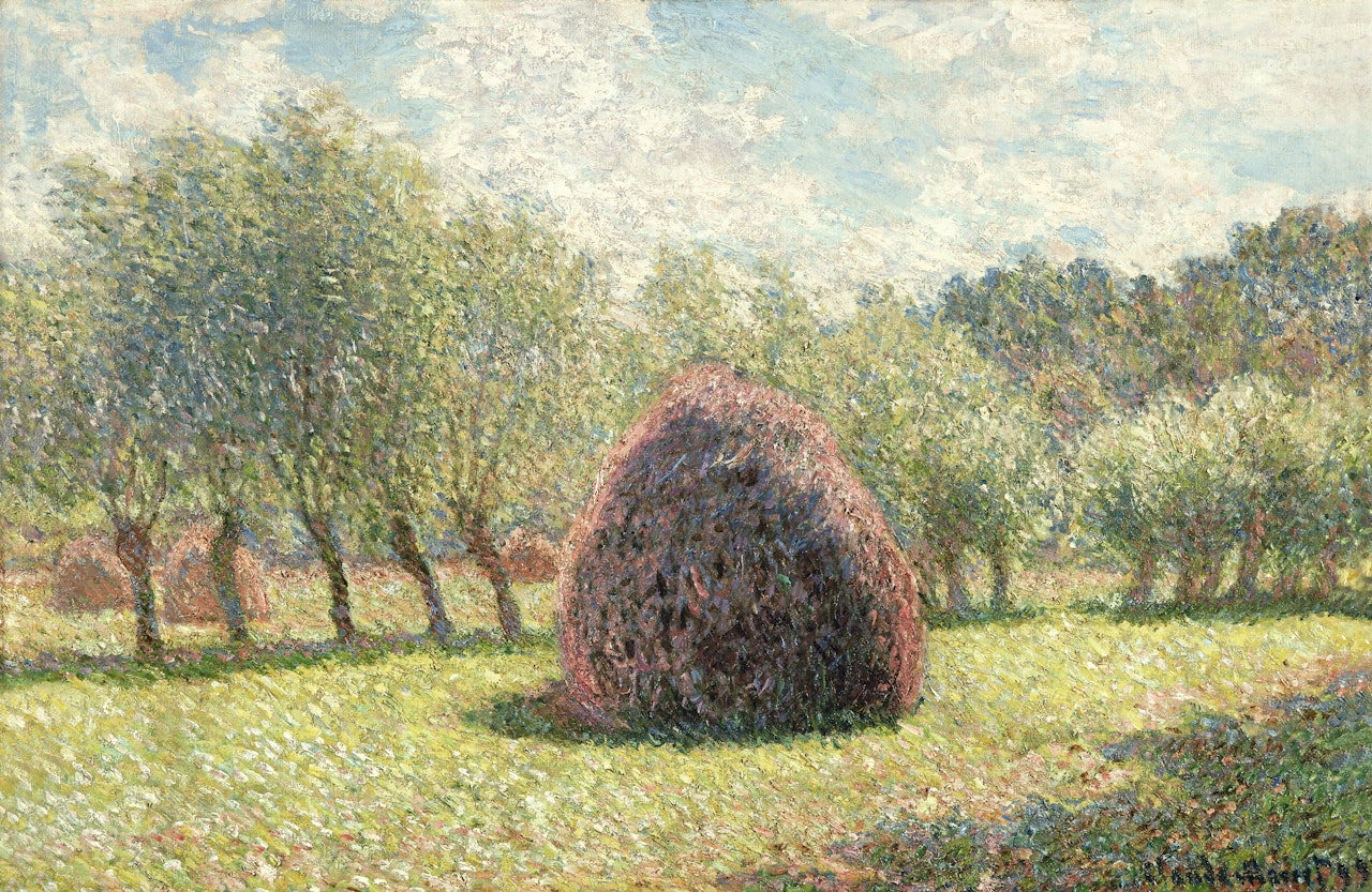 Meules à Giverny by Claude Monet