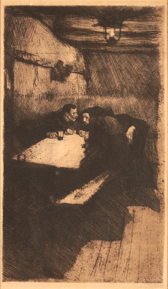 BERATUNG (KLIPSTEIN 25 VI/VII) by Kathe Kollwitz