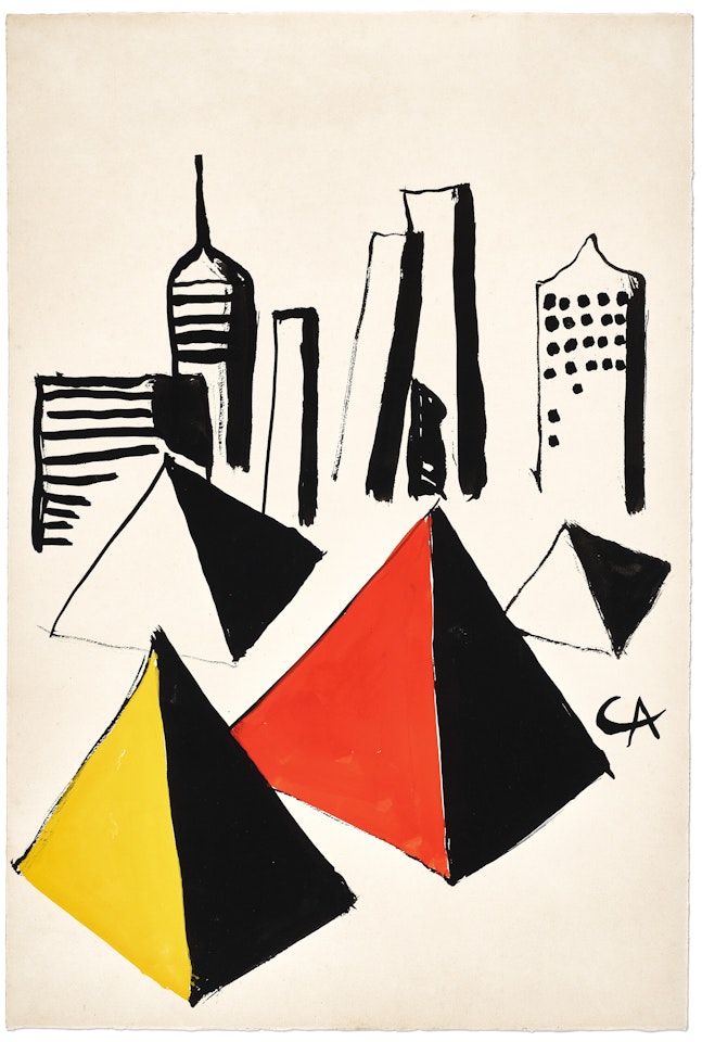 View of Boston by Alexander Calder