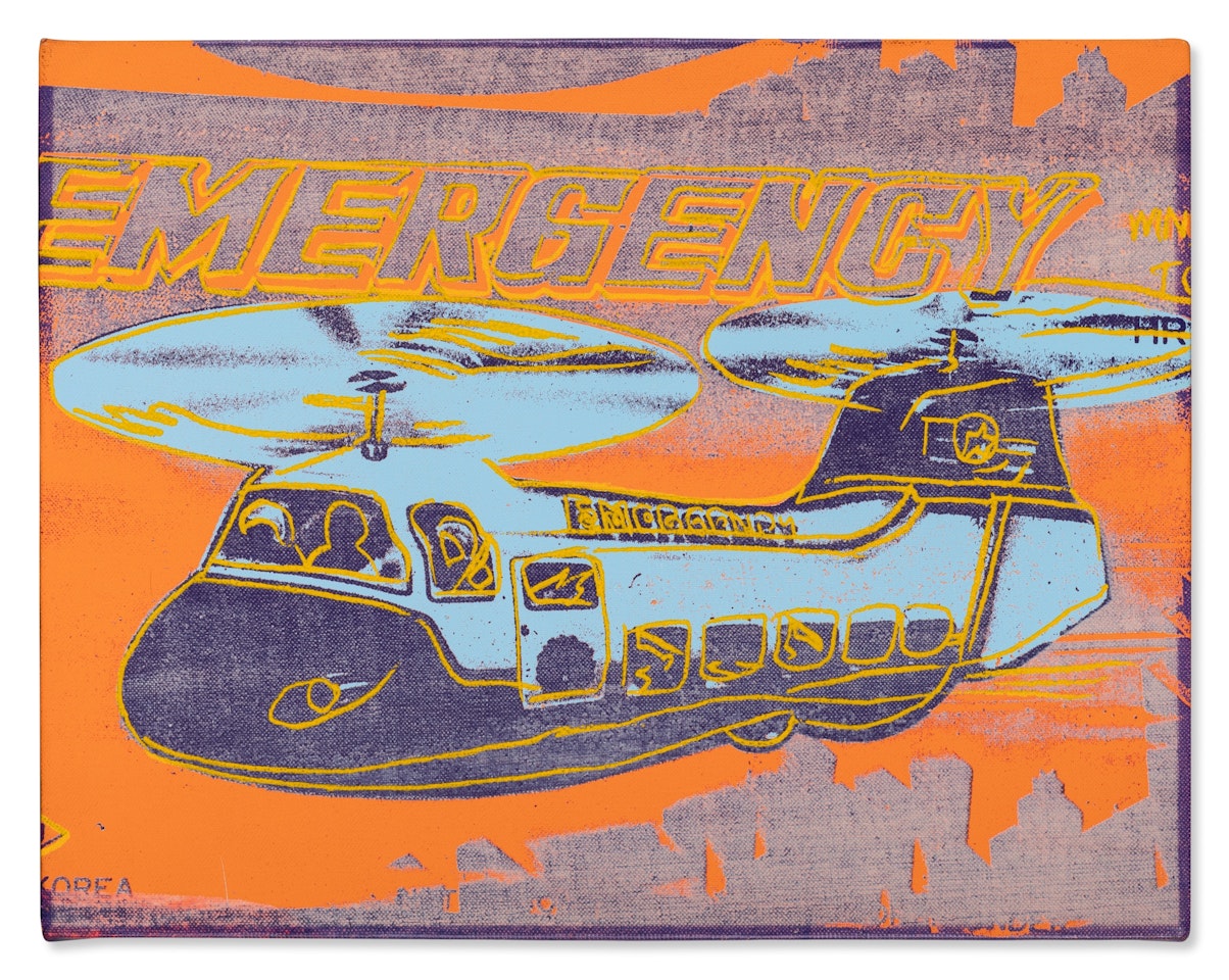 Emergency (Helicopter) by Andy Warhol