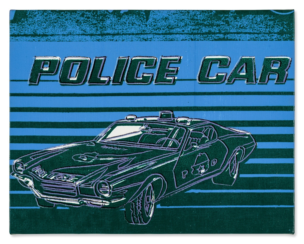 Police Car by Andy Warhol