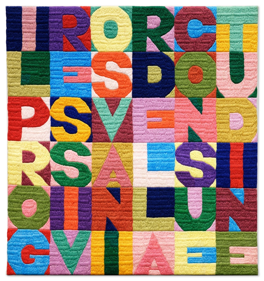ll progressivo svanire della consuetudine by Alighiero Boetti