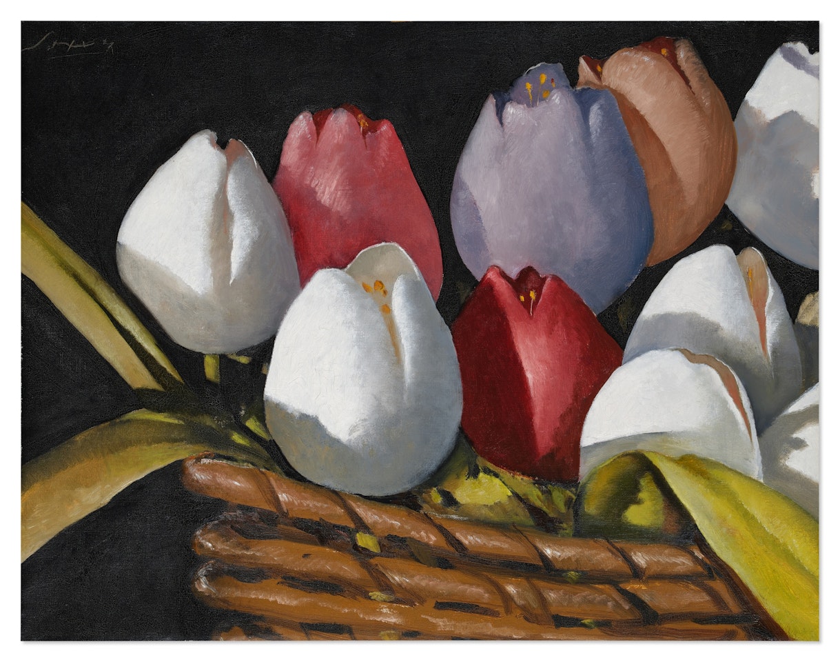 Flower Boat by Julio Larraz