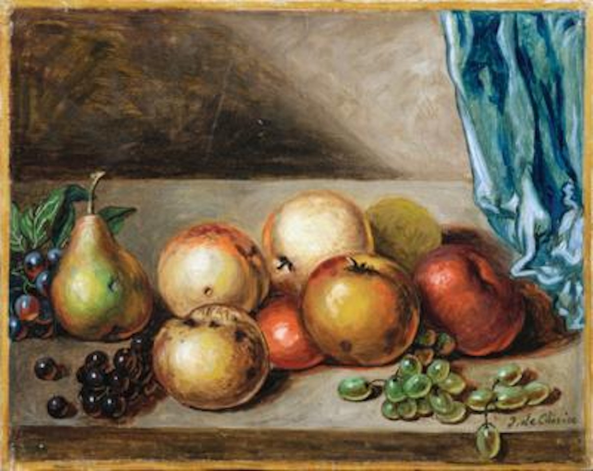 Vita silente di frutta by Giorgio de Chirico
