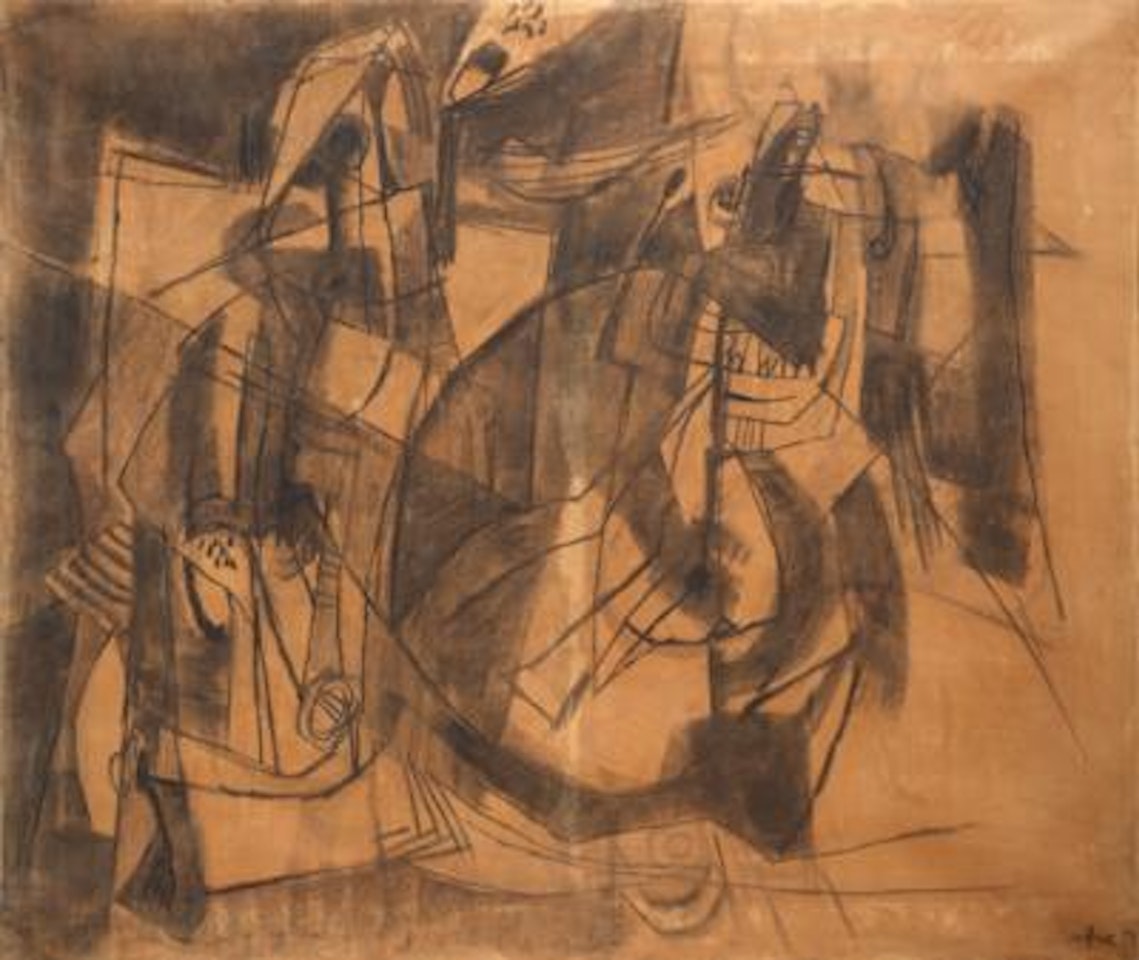 Study for „Les yeux les matrices“ by Afro