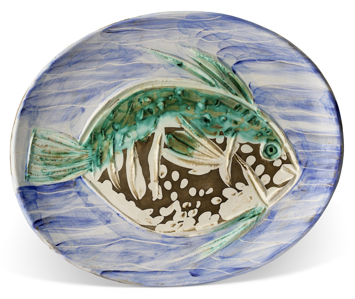 Poisson bleu (A.R. 180) by Pablo Picasso